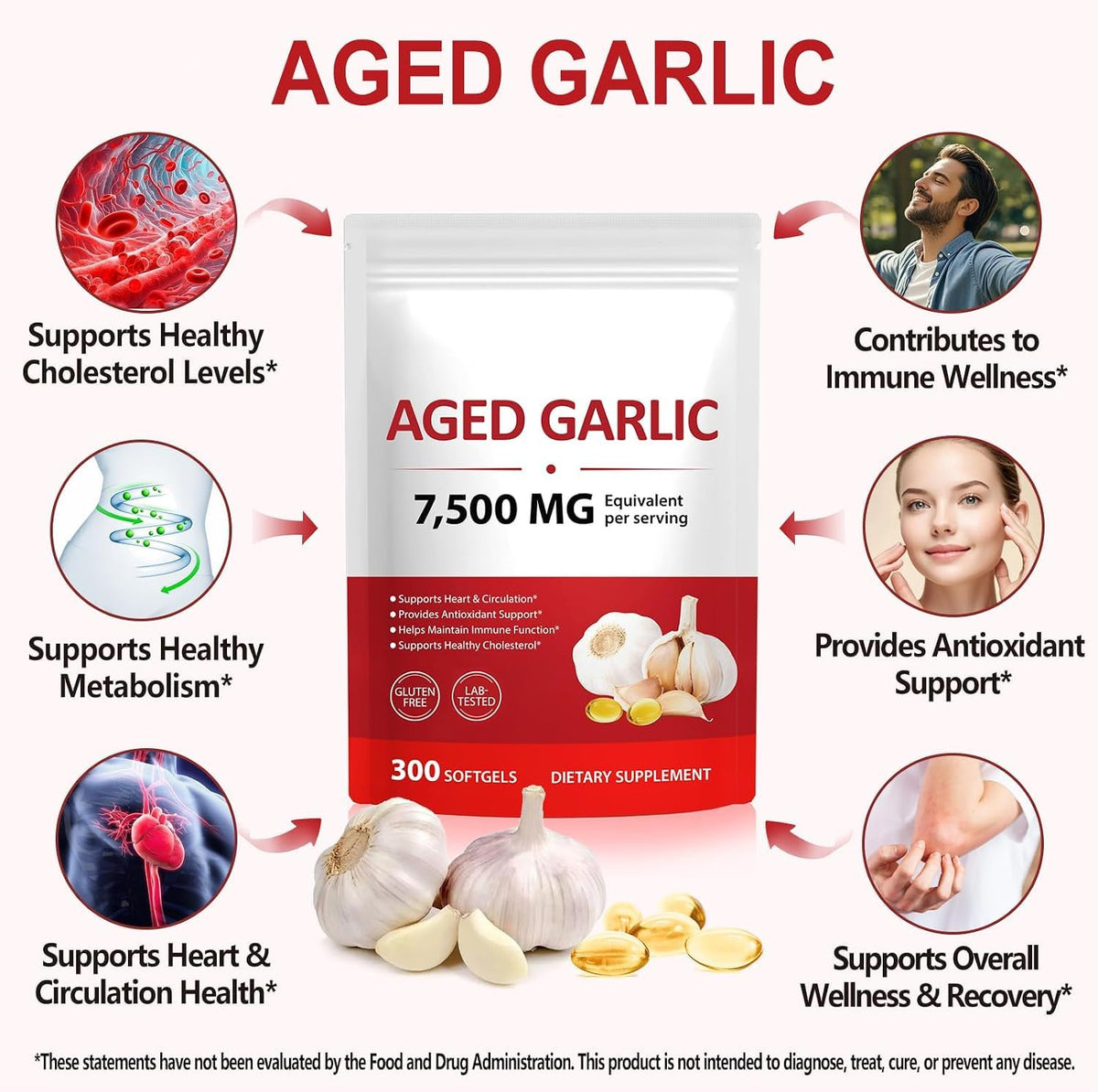 Aged Garlic Extract Capsules 7,500mg K4194