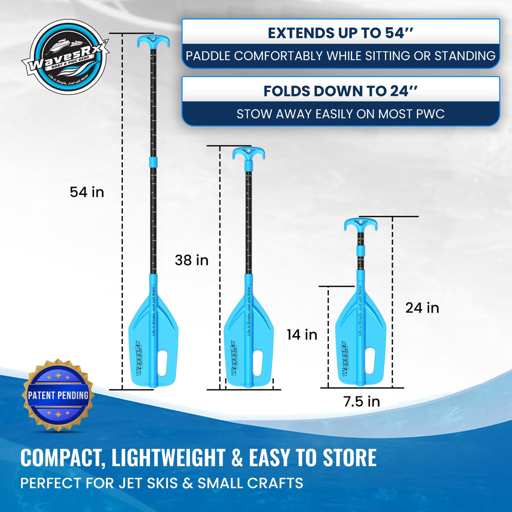 Telescoping Paddle with Docking Hook & Depth Gauge J32803