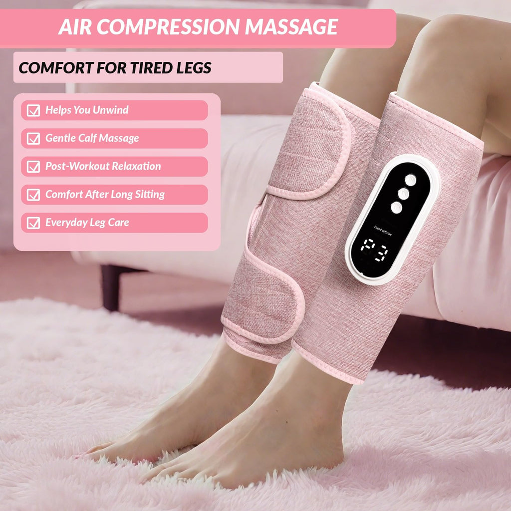 Cordless Air Compression Leg Massager with Heat G529