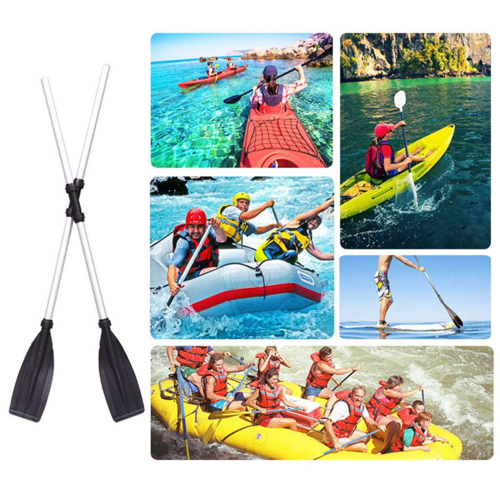 Boat Paddle Detachable Aluminum Alloy 2 Pairs J343448