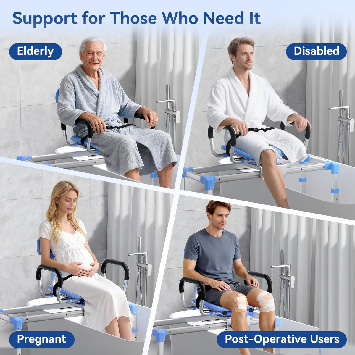 Sliding Shower Chair Tub Transfer Bench A91587