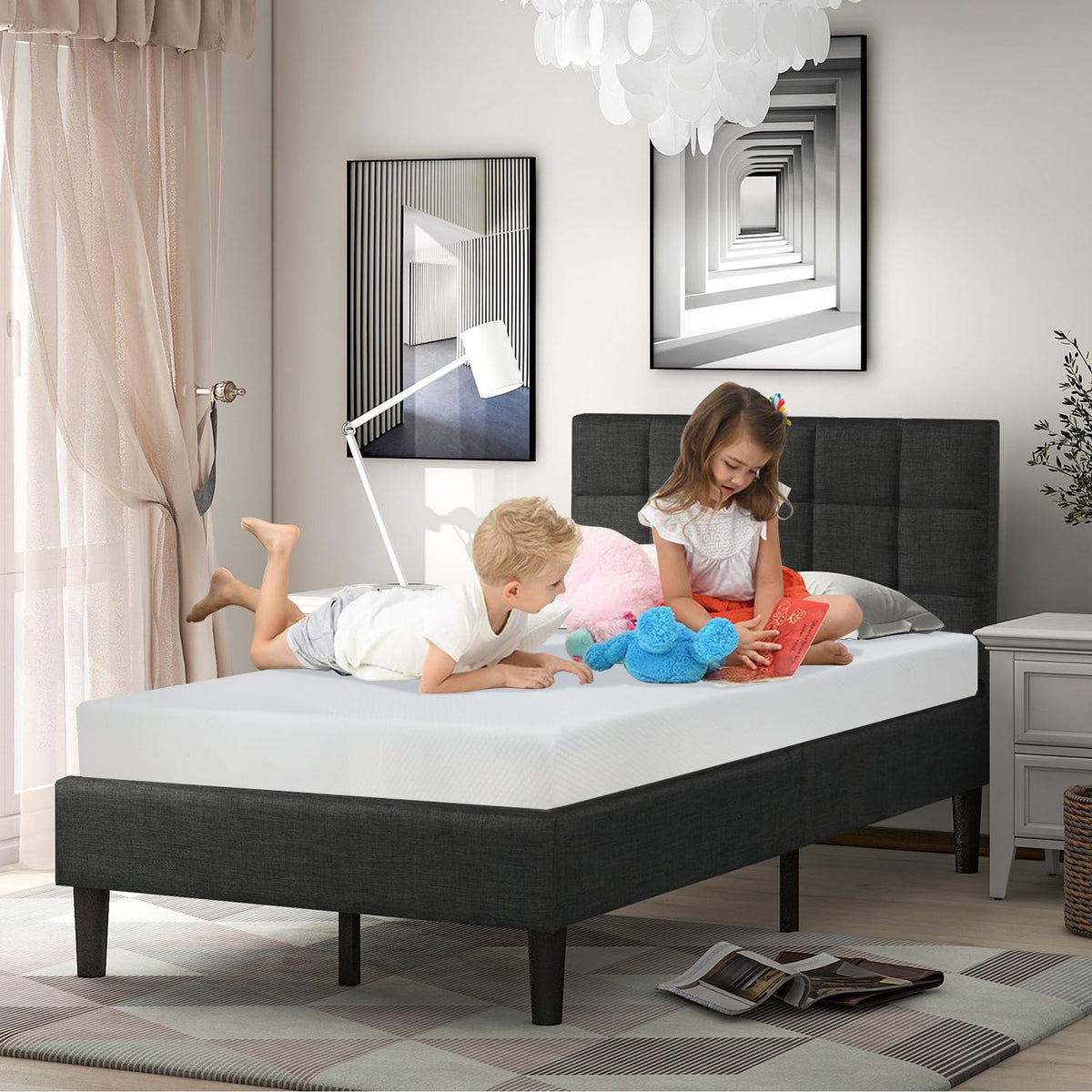 5 Inch Gel Memory Foam Twin Mattress J65114
