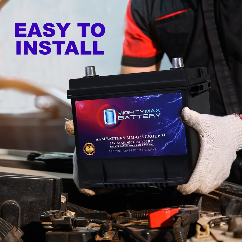 12V 55Ah AGM Replacement Battery A145