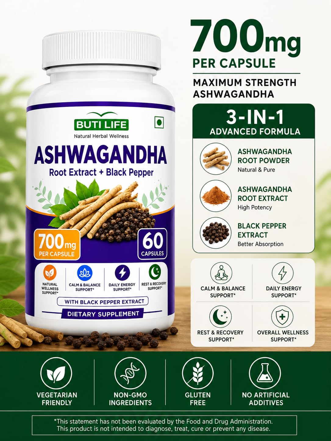 Ashwagandha Supplements 700mg M23879