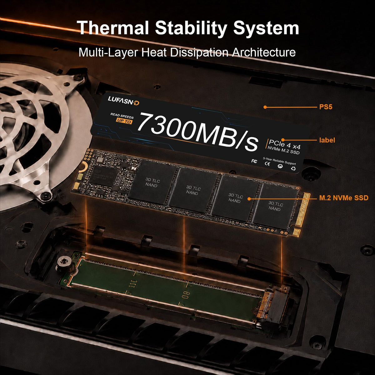 2TB NVMe SSD M.2 2280 PCIe Gen4 C9725