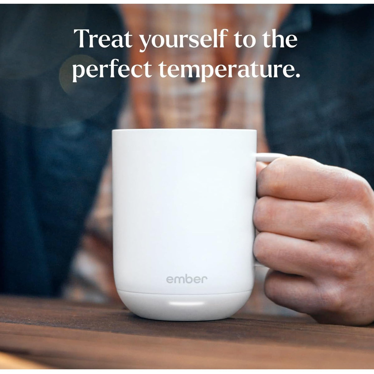 10oz White Temperature Control Smart Mug G802