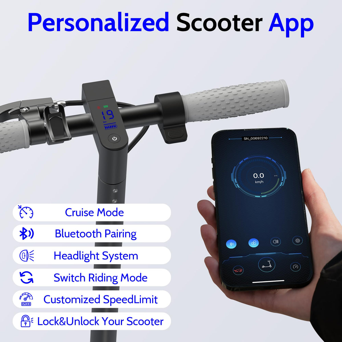 Electric Scooter with Dual Suspension X4061