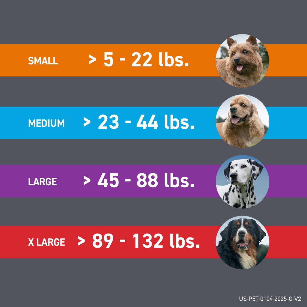 Flea & Tick Treatment for X-Small Dogs 5-10 lbs. Count of 3 S9939