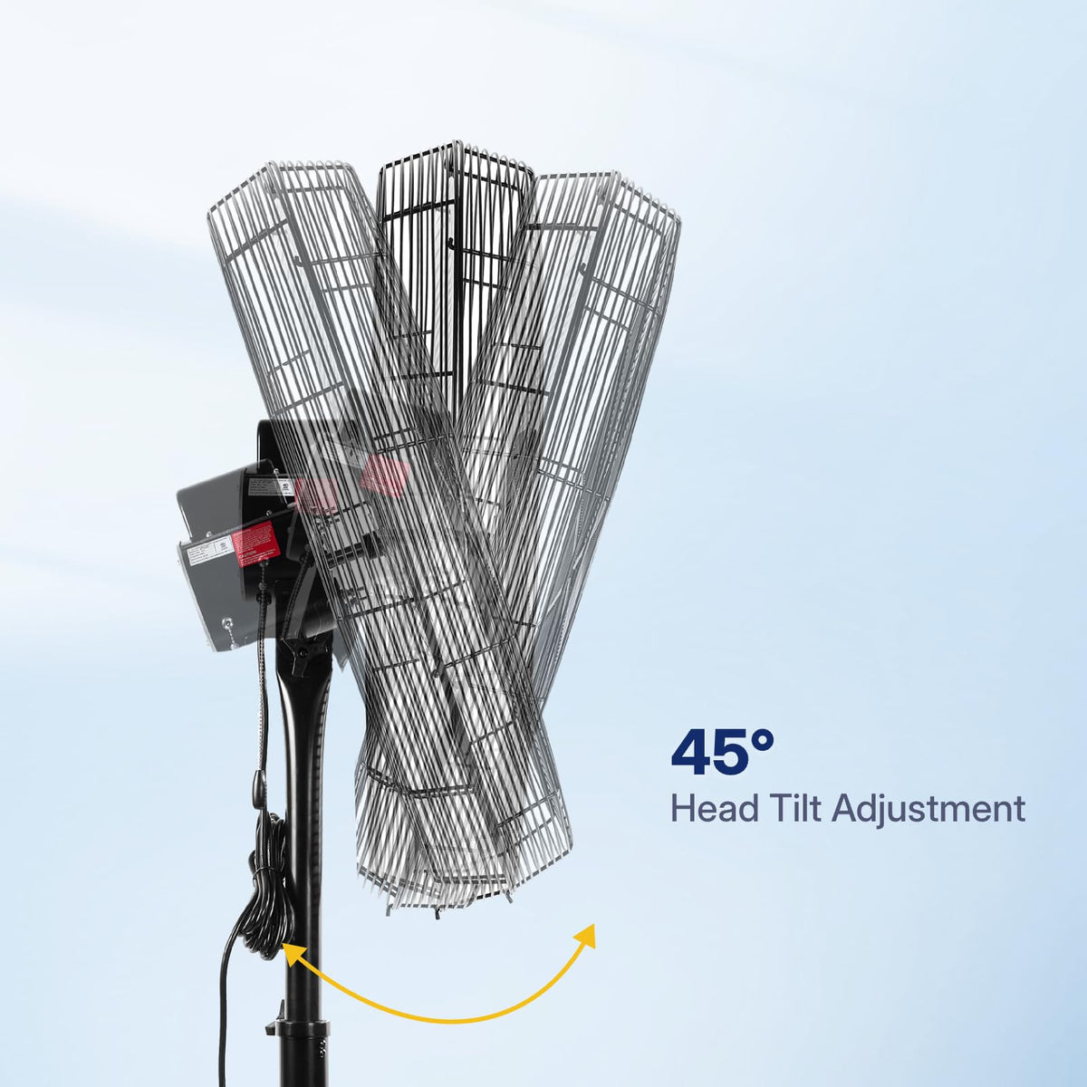24 Inch 2 Speeds Pedestal Fan X587