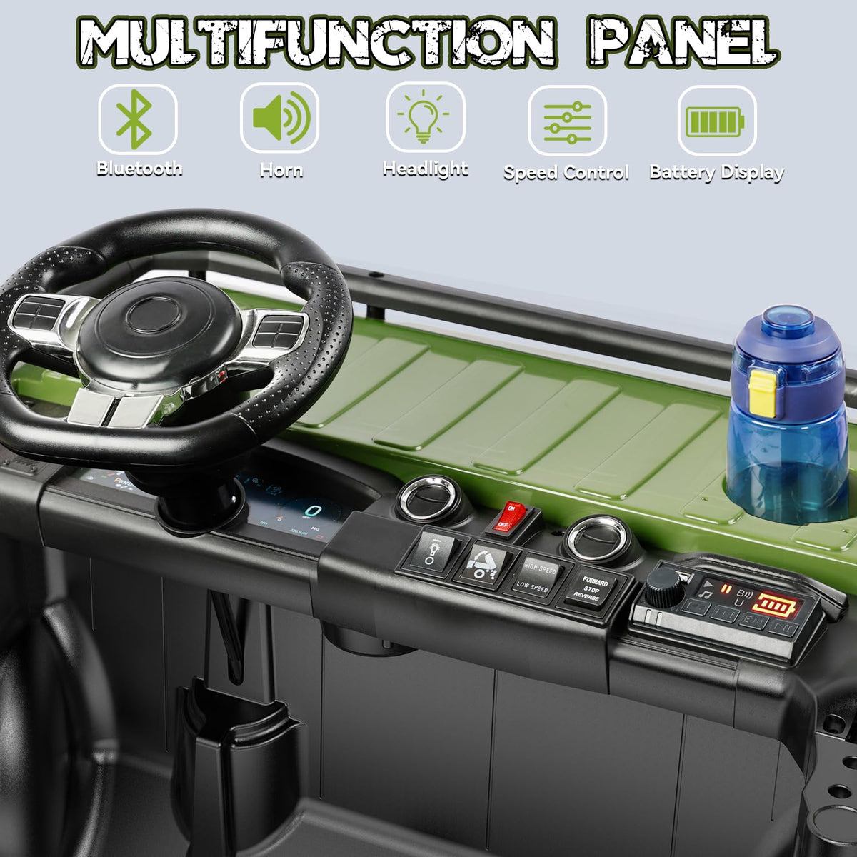 24V 4WD 2-Seater Ride on Dump Truck T93930