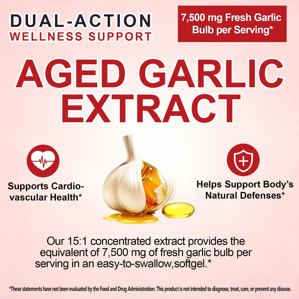 Aged Garlic Extract Capsules 7,500mg K4194