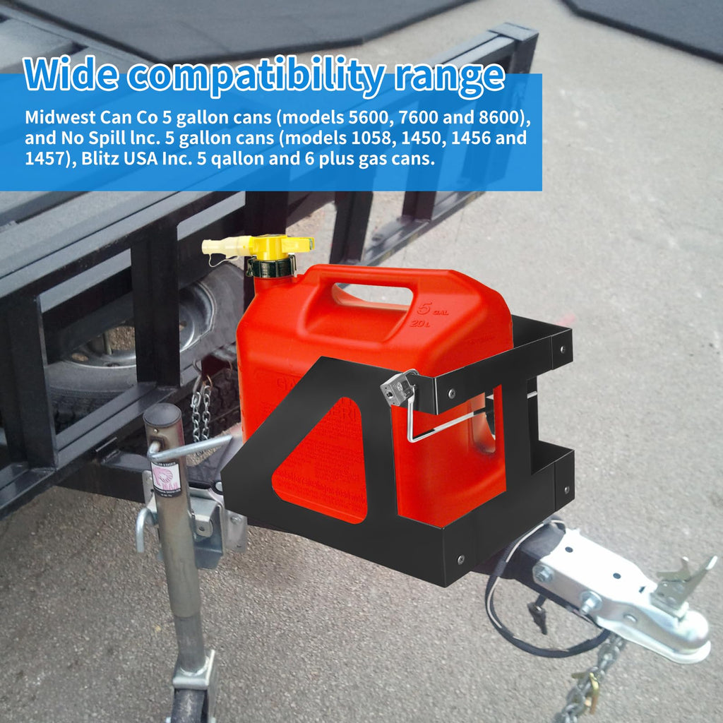 5 Gallon Gas Can Holder with Anti-Theft Lock C8042