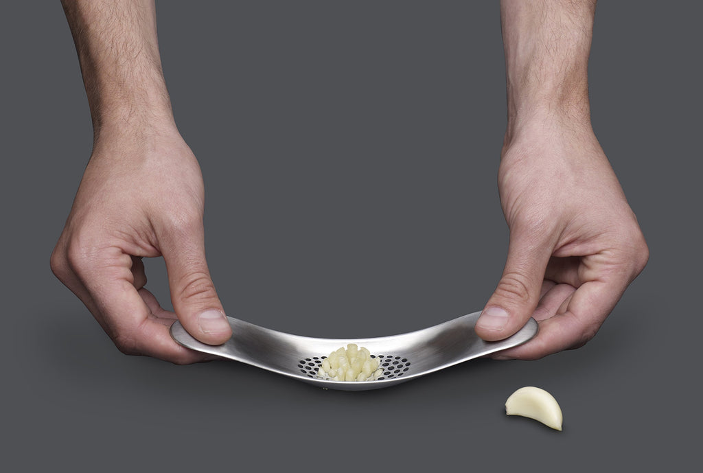 Garlic Rocker Crusher Mincer Press Dishwasher Safe Stainless Steel E701