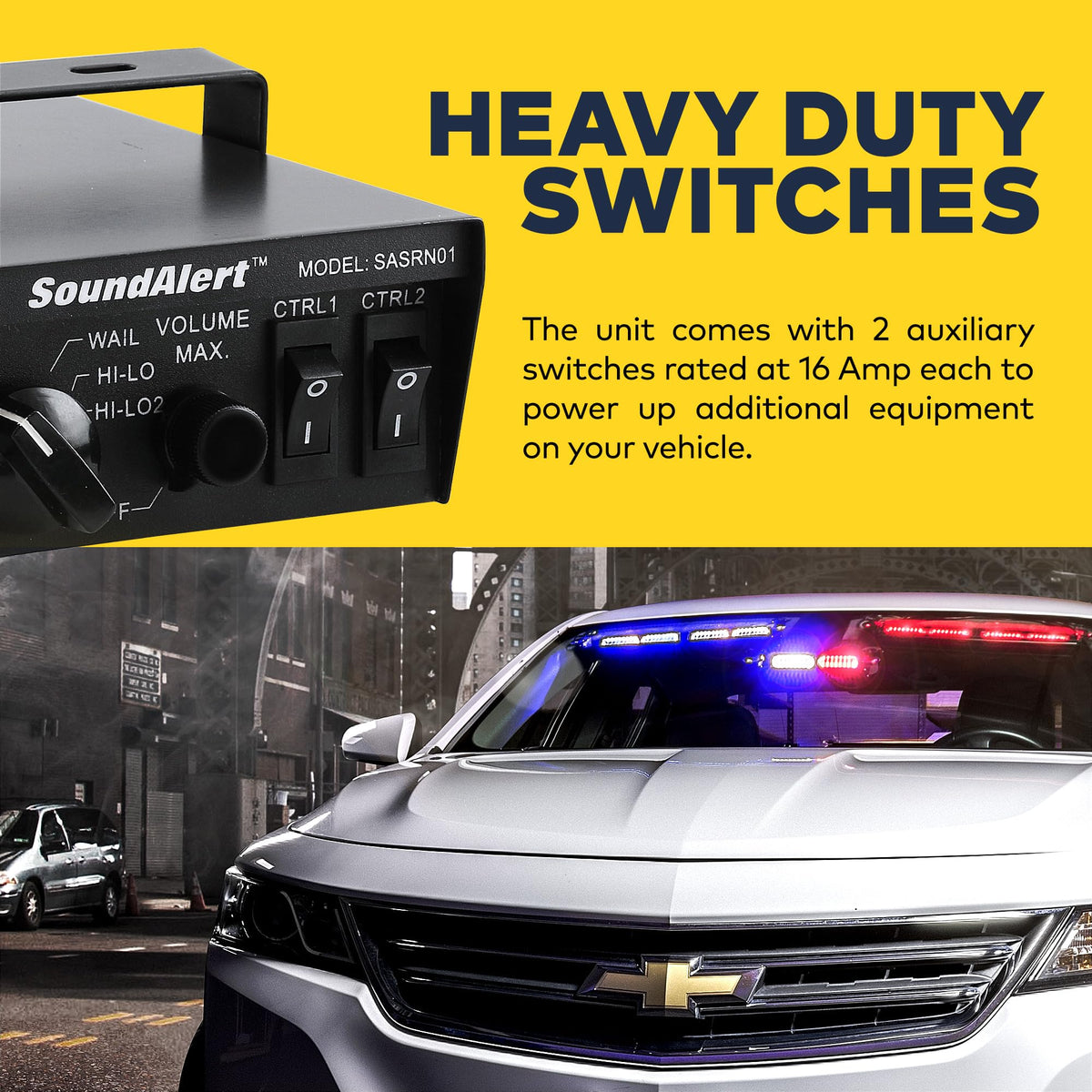 100W Police Siren Emergency PA System Kit Y645