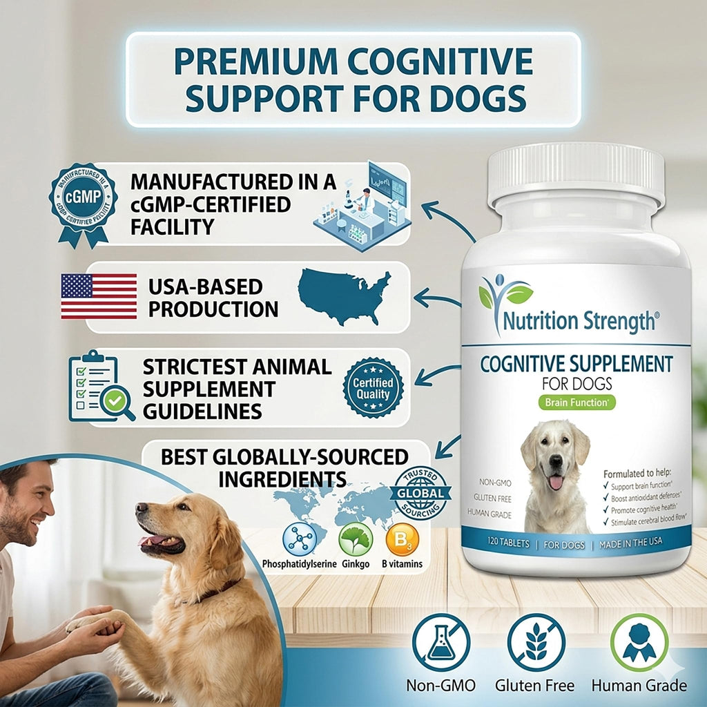 120 Chewable Tablets Cognitive Support Dog Supplement S626651