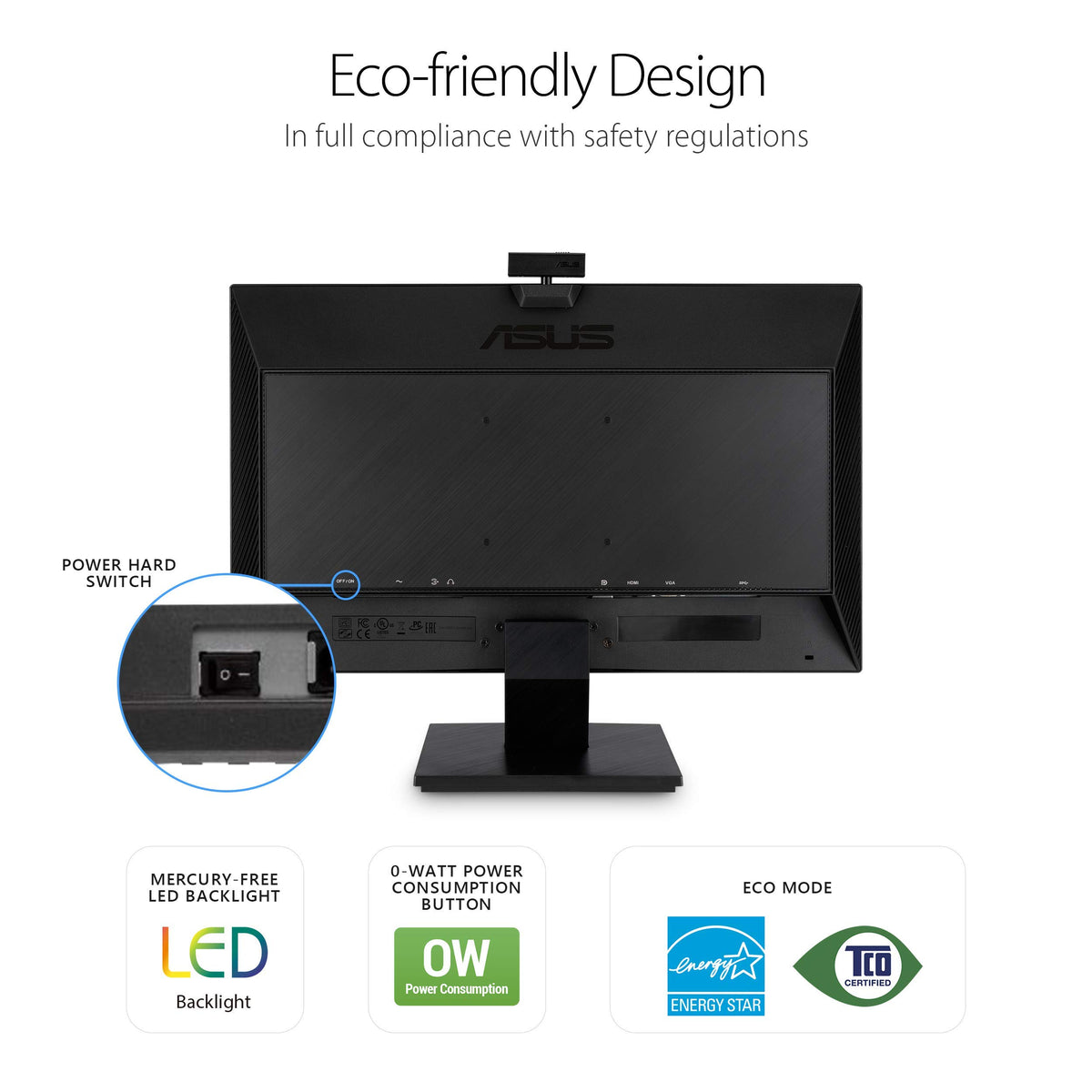24 Inch 1080P Computer Monitor with Webcam J781