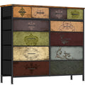 12 Drawer Fabric Dresser L527480