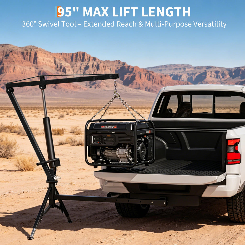 Heavy Duty Hydraulic Truck Crane with 360° Swivel and Telescoping Boom P3815