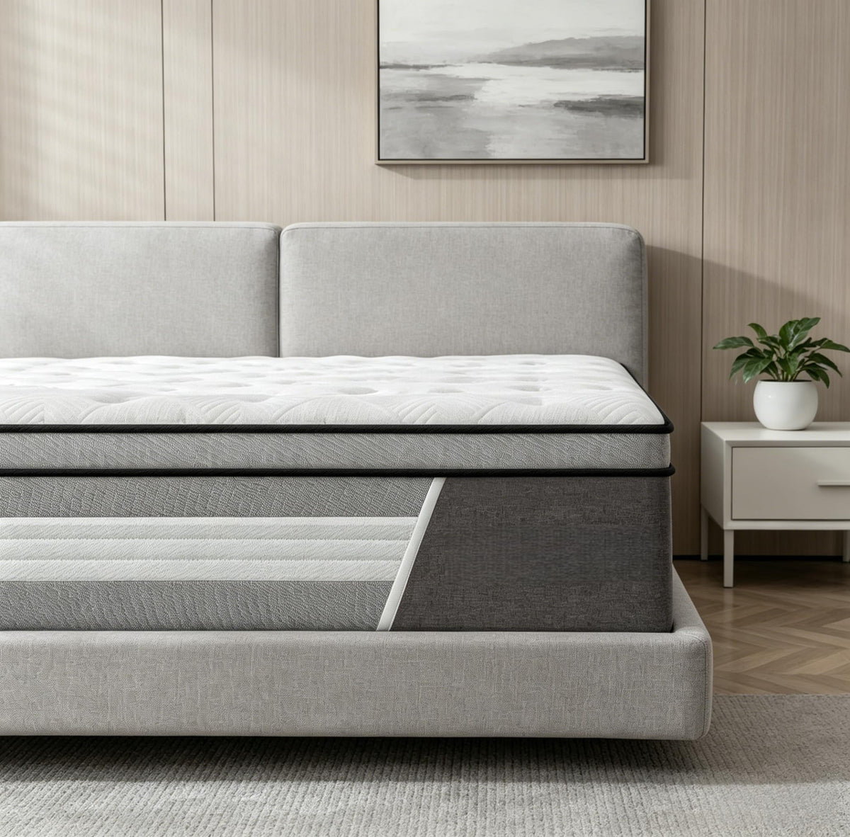 10 Inch Cooling Hybrid Full Mattress L590916