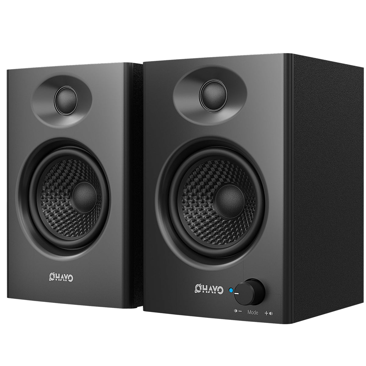 60W Bluetooth 5.3 Stereo 2.0 Computer Speakers 1 Pair Black I7755