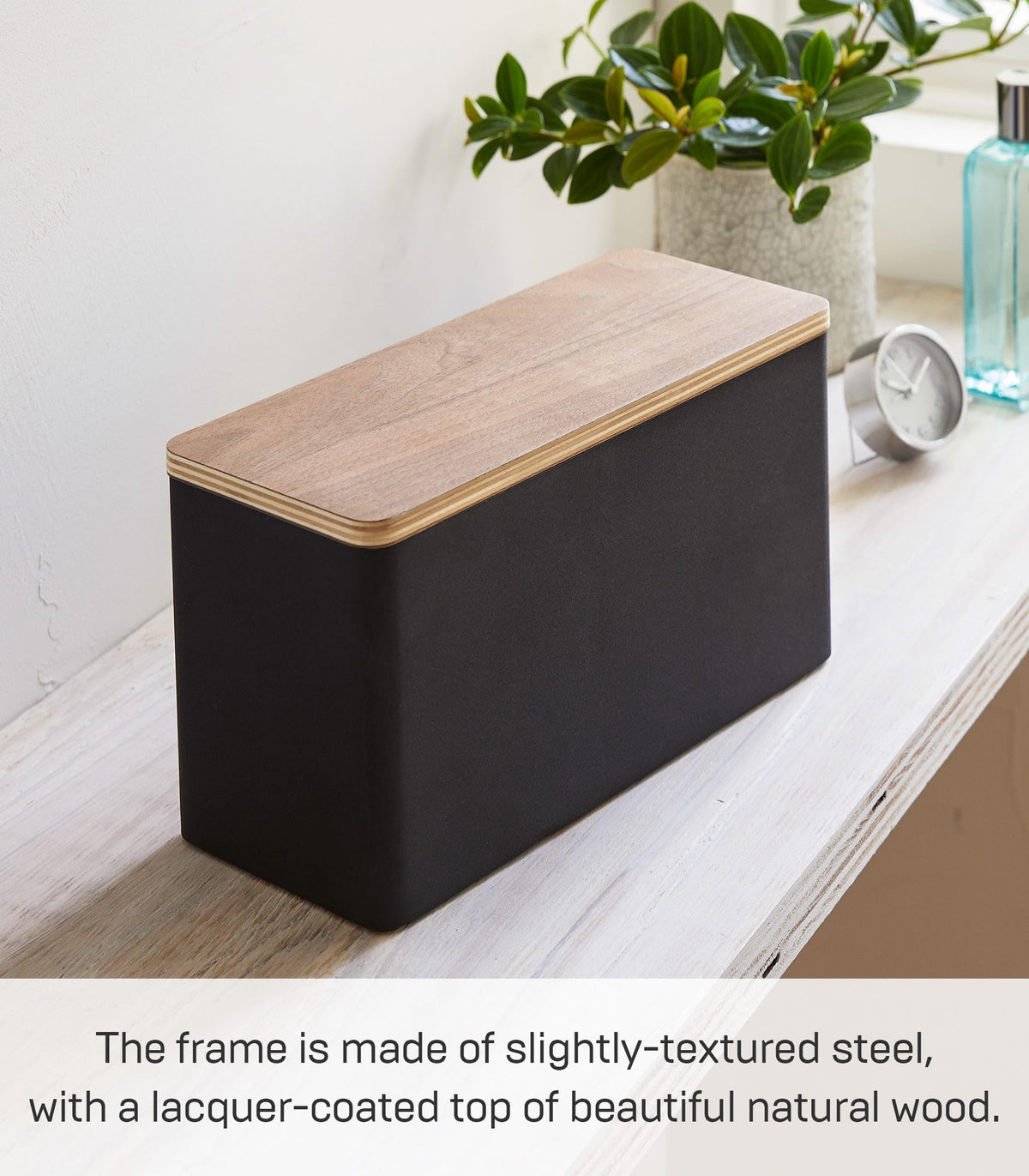 Countertop Organizer Metal Steel Wood R15420