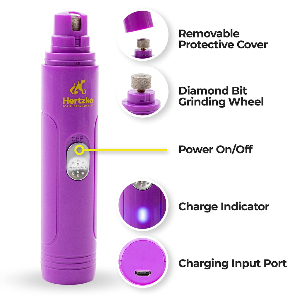 Electric Cat & Dog Nail Grinder Rechargeable Pet Grooming Kit J47209