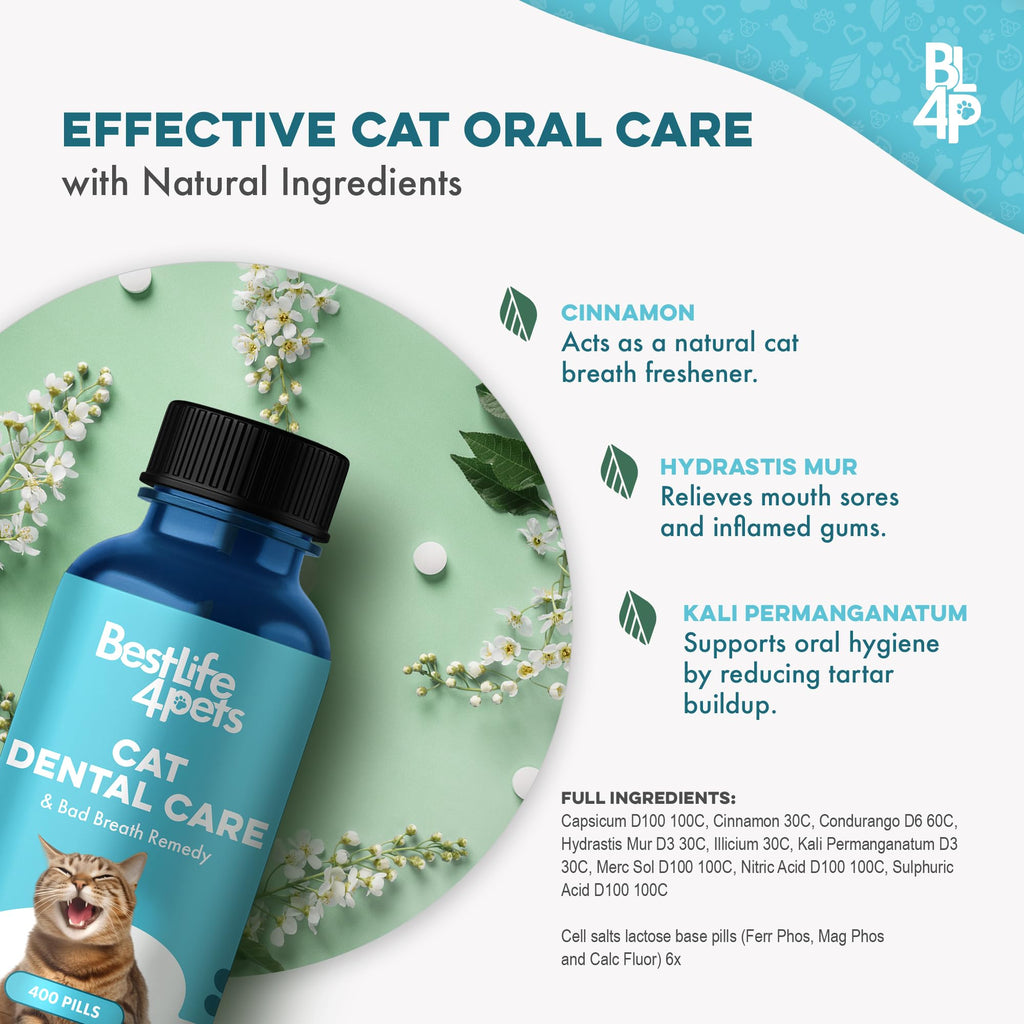 Cat Dental Care Supplement 400 Pills S399530