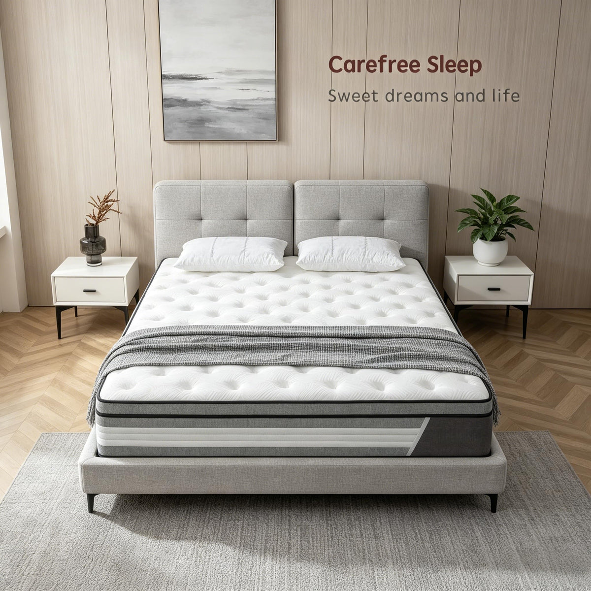 10 Inch Cooling Hybrid Full Mattress L590916