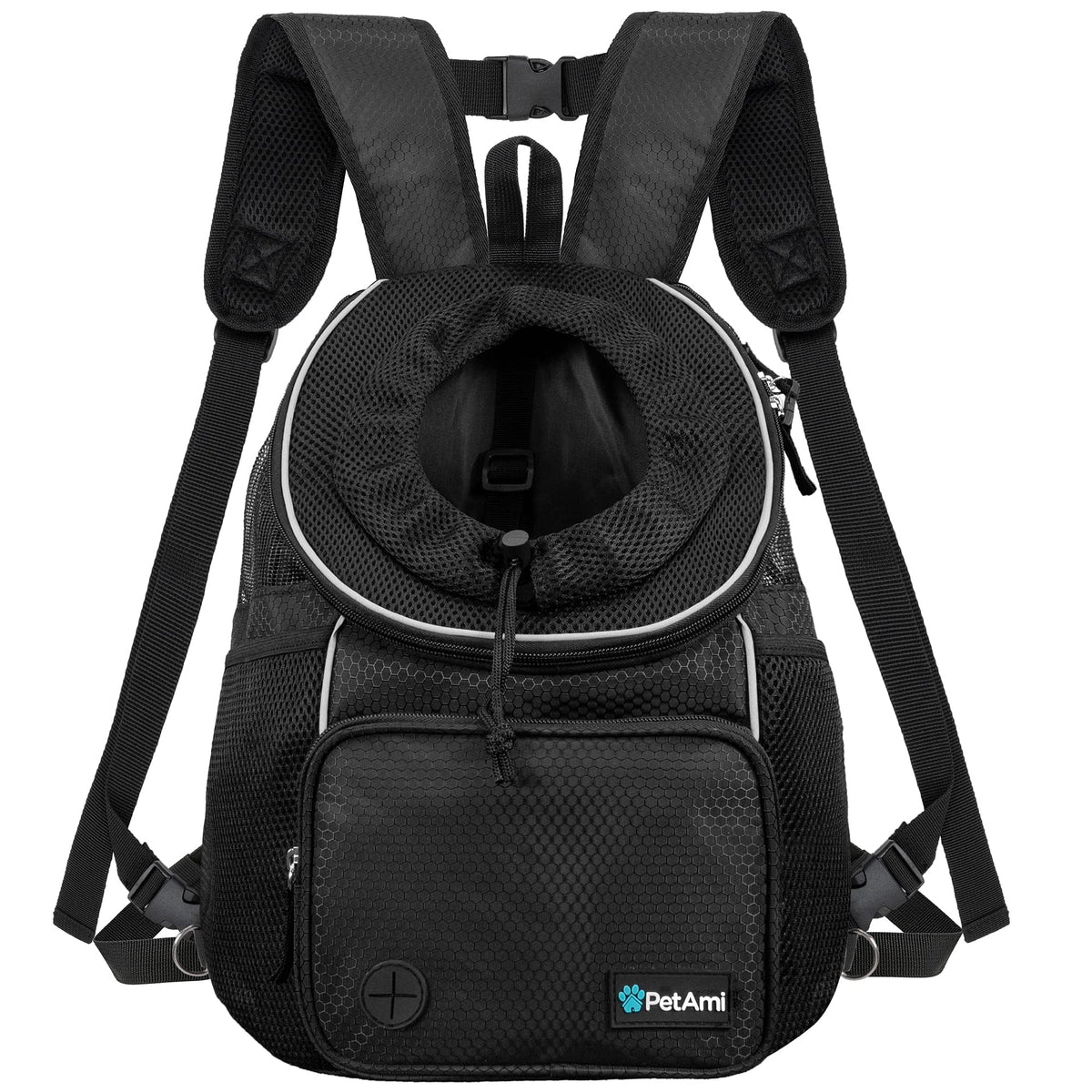 Adjustable Dog & Cat Carrier Backpack, Black E3333