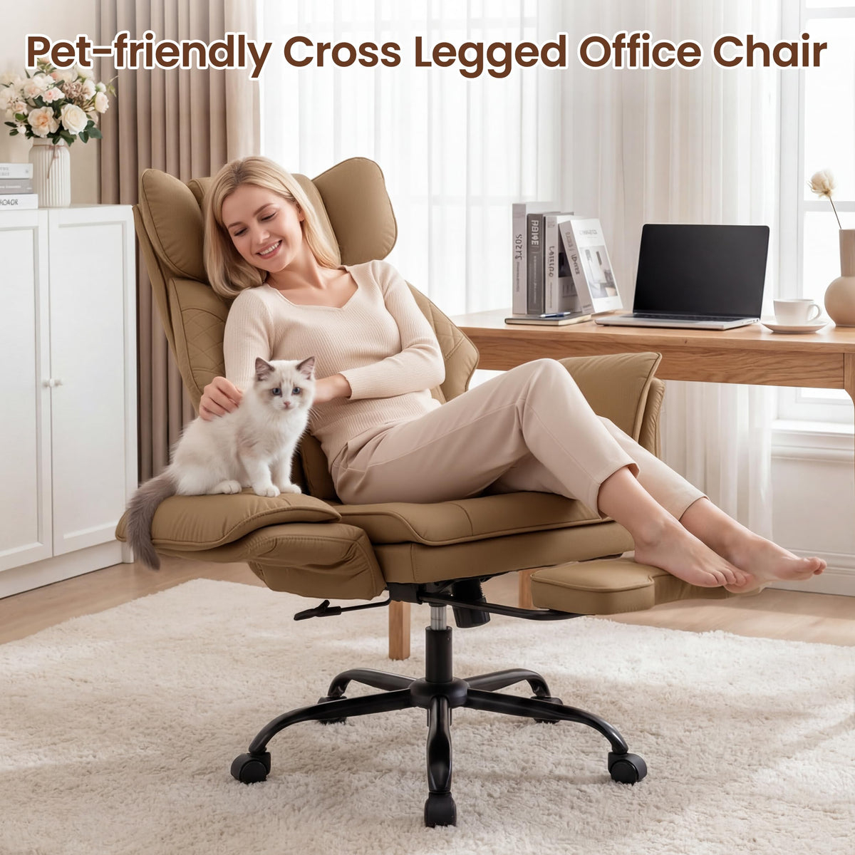 Criss Cross Chair with Flip Armrests W914085