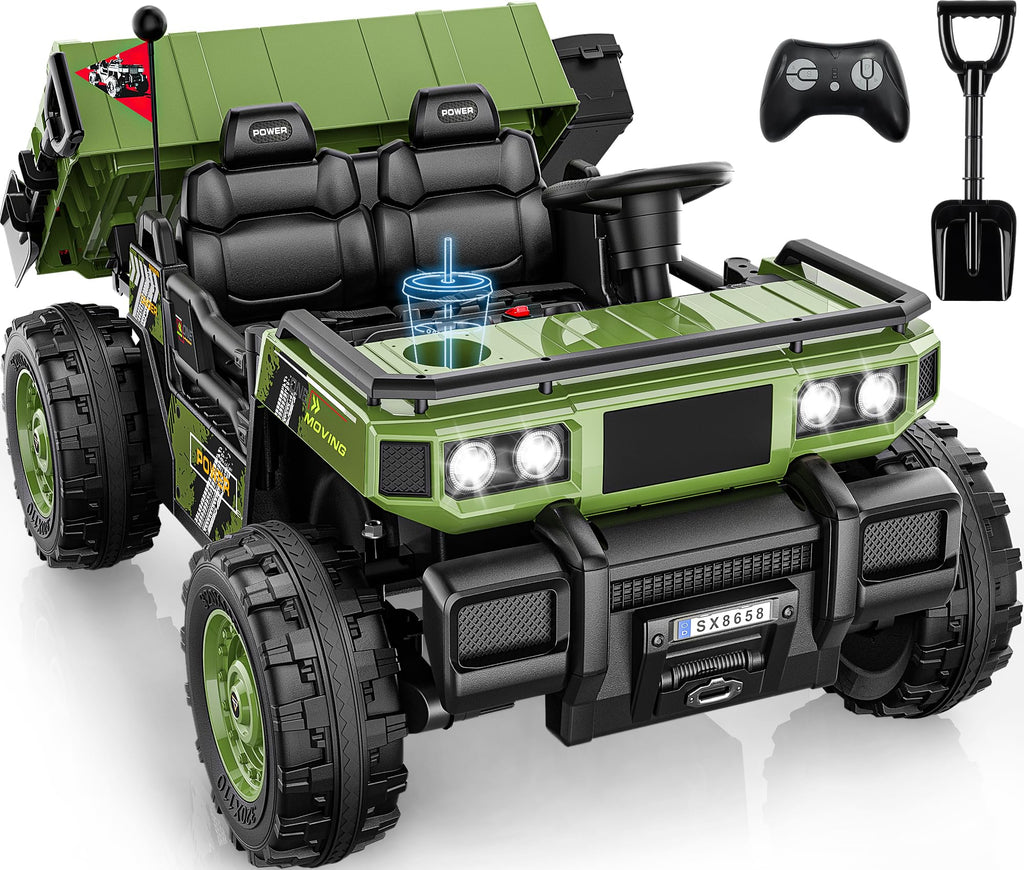 24V 4WD 2-Seater Ride on Dump Truck T93930