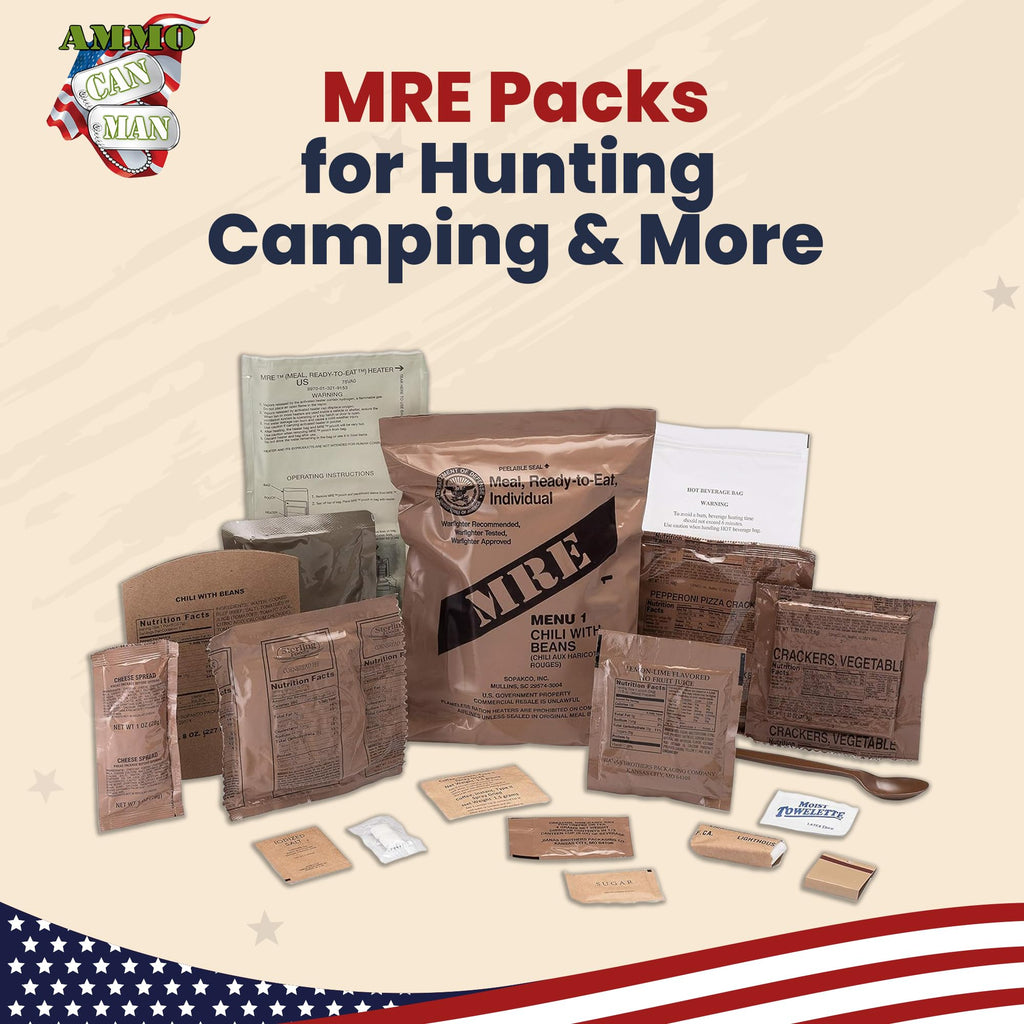 US Military MRE Case Menus 1-12 J933