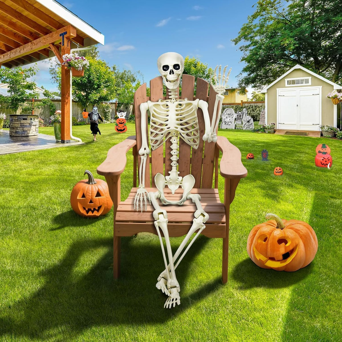 5.4Ft Posable Skeleton X785