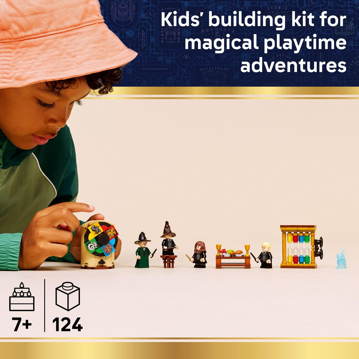 LEGO Harry Potter Hogwarts Castle Sorting Hat Ceremony 76460 P21905
