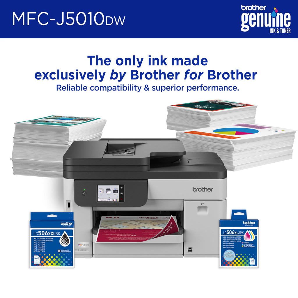 Wireless Color Inkjet All-in-One Printer with 2-Sided Copy & Scan V969