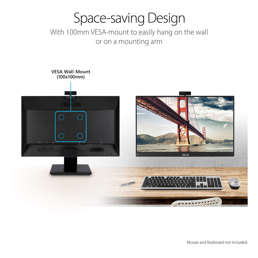 24 Inch 1080P Computer Monitor with Webcam J781