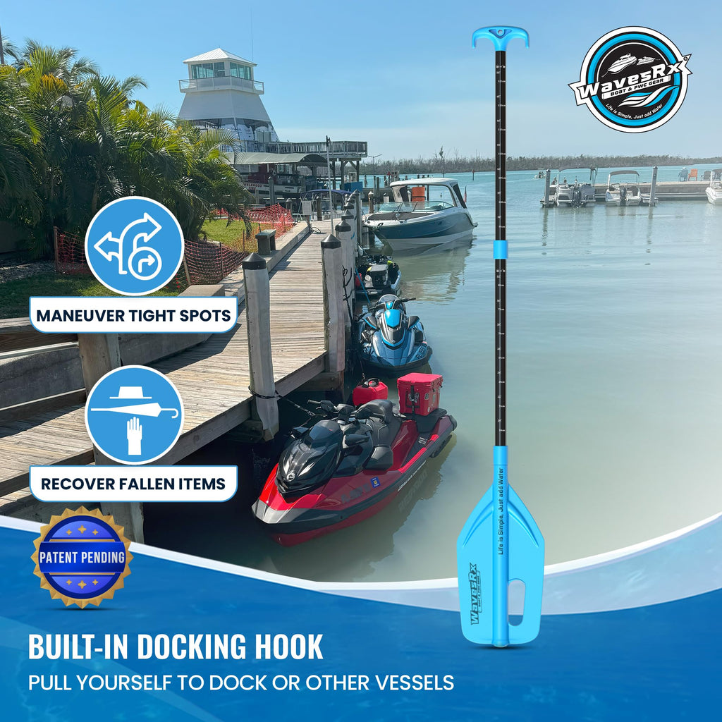 Telescoping Paddle with Docking Hook & Depth Gauge J32803