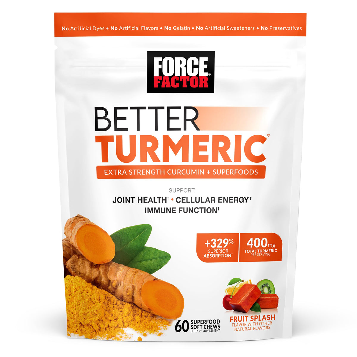 Beet Soft Chews and Turmeric Joint Support Supplement V6108
