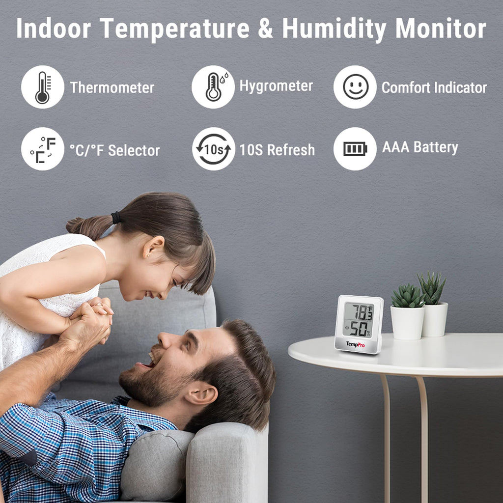Digital Hygrometer Indoor Thermometer A7477