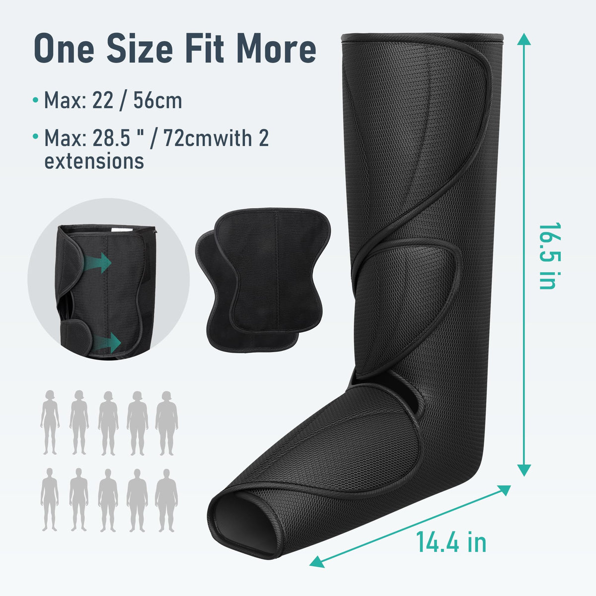 Air Compression Leg Massager with Heat R25559
