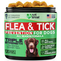 Flea and Tick Chewables for Dogs Chicken 120 Soft Treats S813