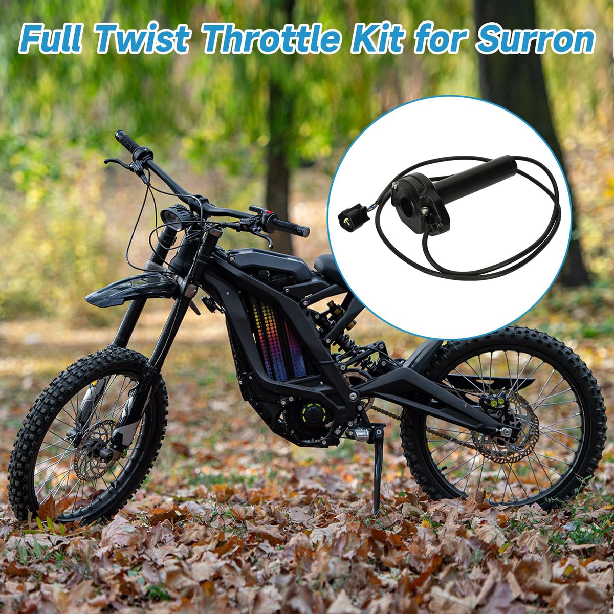 Throttle Handle Kit Replacement for Electric Dirt Bike B183980
