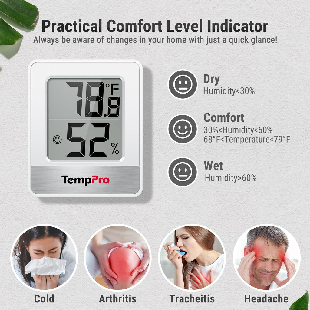 Digital Hygrometer Indoor Thermometer A7477