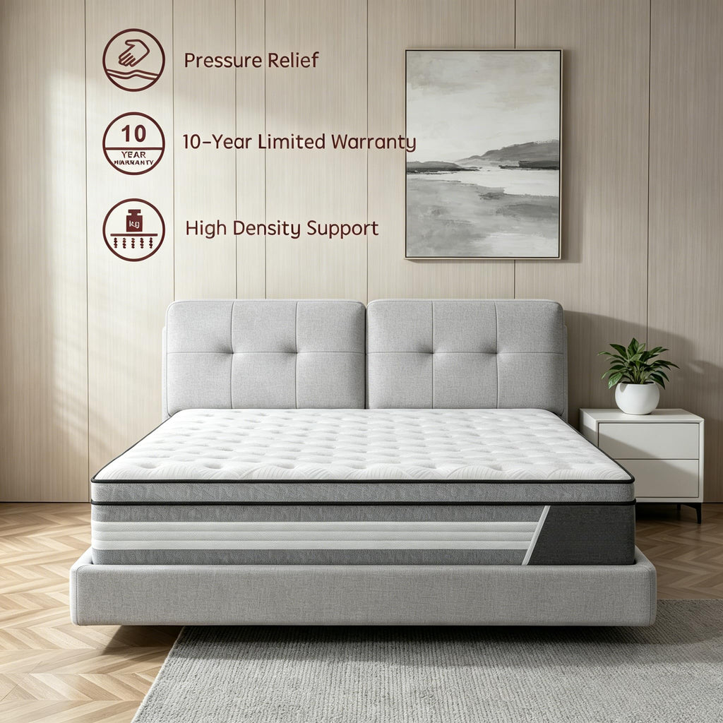 10 Inch Cooling Hybrid Full Mattress L590916