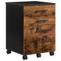 3 Drawer Wood File Cabinet X454