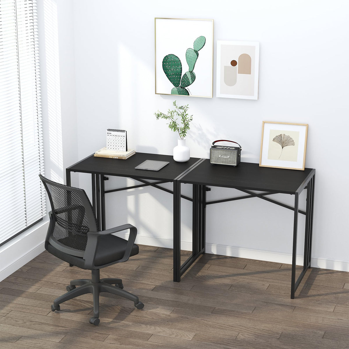 Folding Computer Desk 32 inch Black R3847