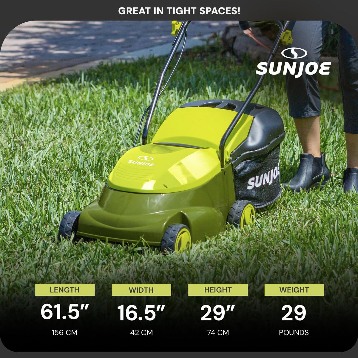 14-Inch 12-Amp Electric Lawn Mower with 10.6-Gallon Bag B9928