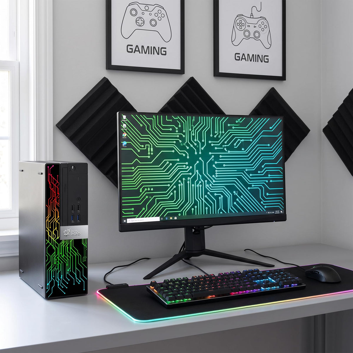 RGB Gaming Desktop PC Intel Core i5 GT 1030 2GB GDDR5 U48793