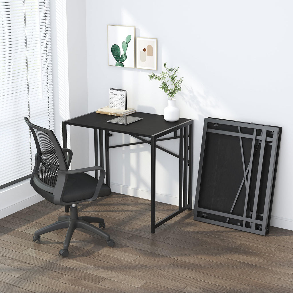 Folding Computer Desk 32 inch Black R3847