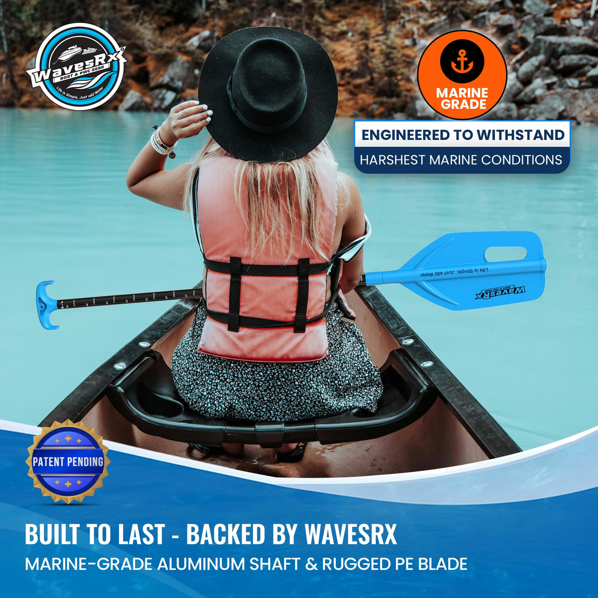 Telescoping Paddle with Docking Hook & Depth Gauge J32803